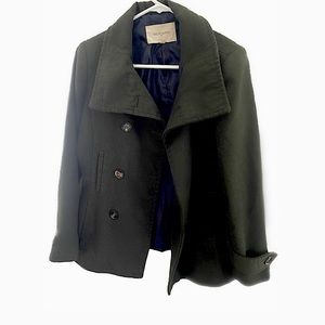 Classic Pea Coat - Forest Green